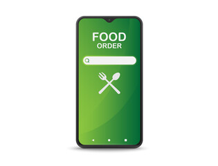 Order food through an online food ordering application