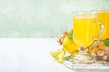 Ginger citrus immunity drink