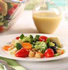 Salad images for the food industry.