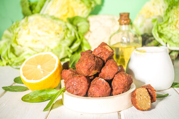 Roasted chickpeas falafel patties