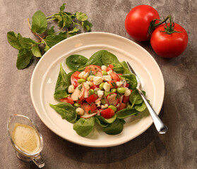 Salad images for the food industry.