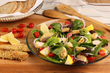 Salad images for the food industry.