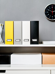 File organizer  on office desk