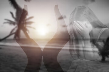 Sunset.
