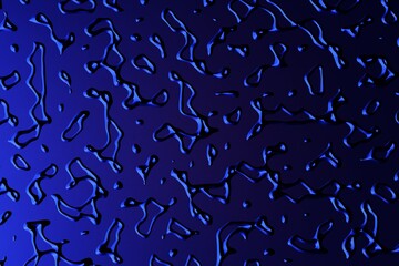 Abstract shiny background in blue. 3D rendering. 3D illustration