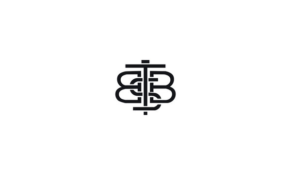 LETTER TBSB LOGO DESIGN OR BSTB VECTOR