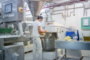 Bread Factory Preparing Christmas Bakery