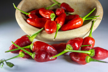 small chili on a pestle
