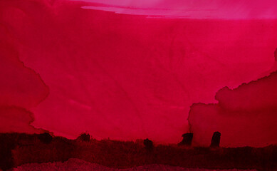 Abstract Red Ink Background 