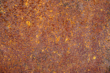 Rusty metal background with streaks of rust. Rust stains. Rysty corrosion. rust on old metal background	