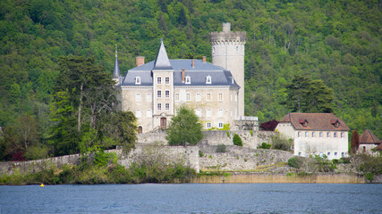 Castle on the shores of Lake Annecy
