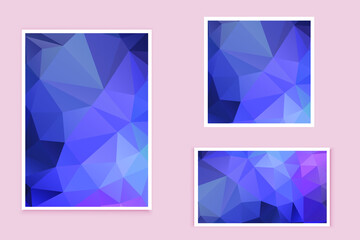 abstract textured polygonal background vector. Blurry triangle design. The pattern can be used for the background.
