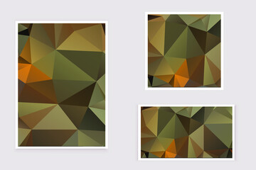 Fototapeta premium abstract textured polygonal background vector. Blurry triangle design. The pattern can be used for the background.