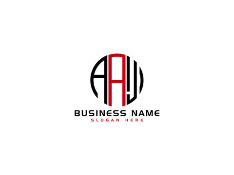 Letter AAJ Logo Icon Vector Image Design For All Business