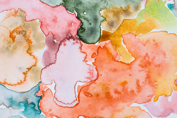 Abstract Watercolour Art
