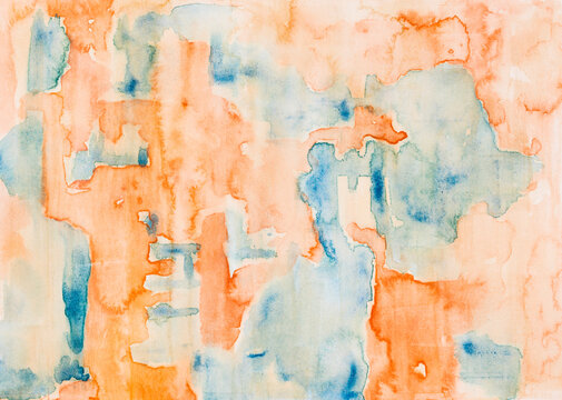 Abstract Watercolour Art