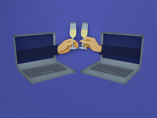 Social distance celebration