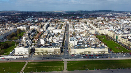 Fototapeta na wymiar Aerial view of Brighton
