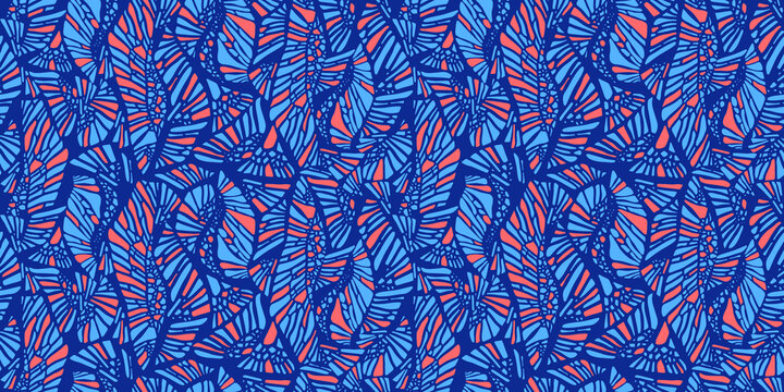 Seamless vector pattern. Boho aesthetic, hippy style, summer palette. Vibrant colors. Indian motifs. Eastern ornaments.