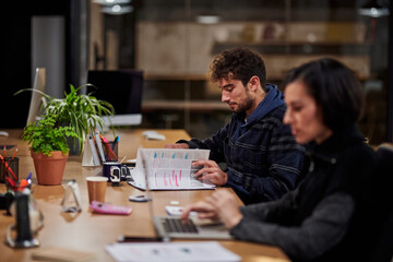 Coworkers at workplace