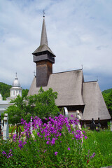 Old church in Poienile Izei village, Maramures county, northern Romania, Europe
