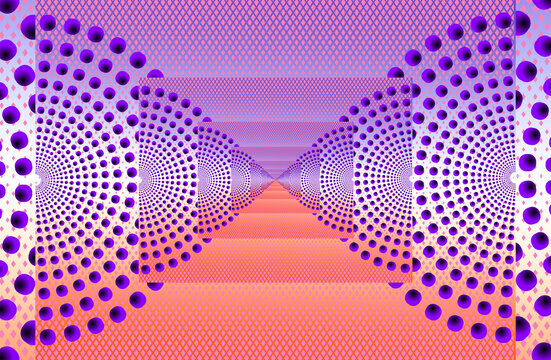 fondo abstracto psicod&eacute;lico decorativo 