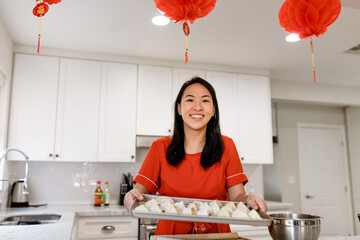 Woman Showcases Her Cooking