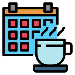 calendar line icon