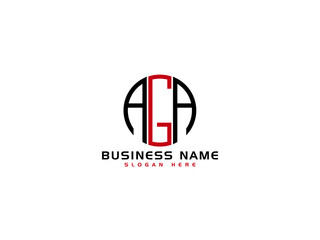 Letter AGA Logo Icon Vector Image Design For All Business