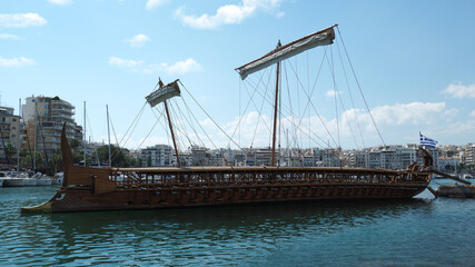 Athenian Trireme masterpiece replica 