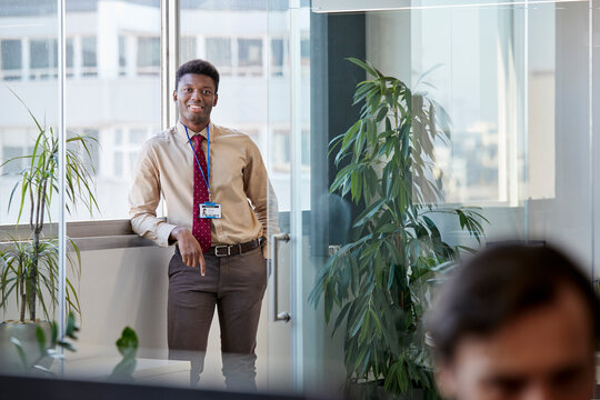 Entrepreneur in the office
