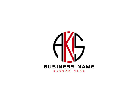 Letter AKS Logo Icon Vector Image Design For All Business