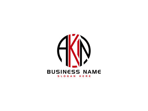 Letter AKN Logo Icon Vector Image Design For All Business