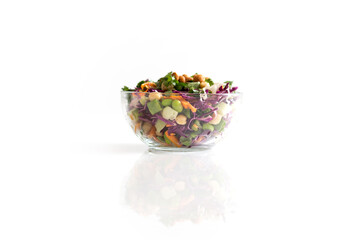 Colorful Salad Bowl with Asian Veggies