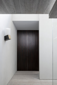 doorway in minimalist hall