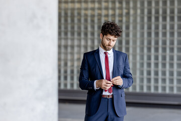 young businessman at the airport