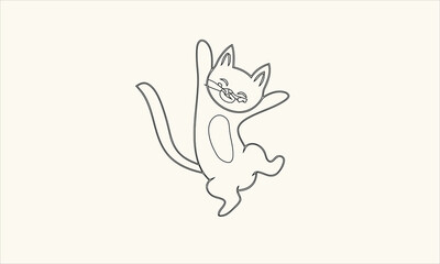 Cat Butt Coloring Page For Cat lovers