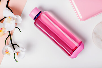 Colorful fun water flask bottles