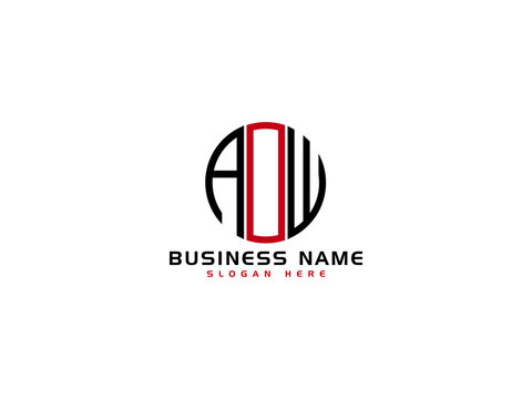 Letter AOW Logo Icon Vector Image Design For All Business