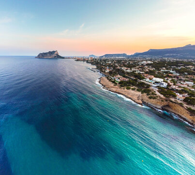 Panor&aacute;mica de la costa alicantina. (Benissa y Calpe)