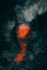 Erupting Volcano Lava
