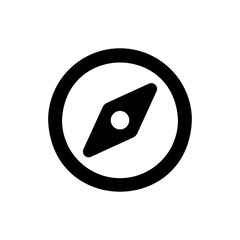 Compas vector icon. Indicator of the cardinal points symbol. Vector illustration EPS 10 © Vladyslav Tykhonov