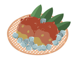 ホヤ　ざる　氷　線無し