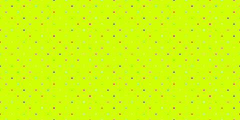 Yellow luxury background with beads. Vector illustration. 