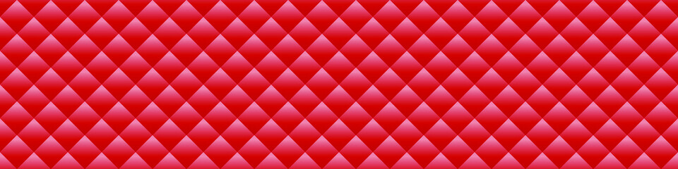 Red luxury background with rhombuses. Seamless vector illustration. 