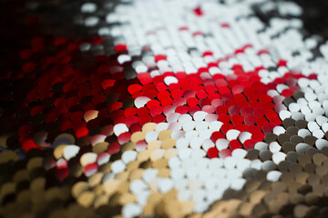 multicolored sequins