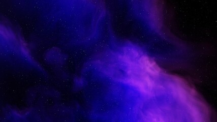 Fototapeta premium colorful space background with stars, nebula gas cloud in deep outer space, science fiction illustrarion 3d render 
