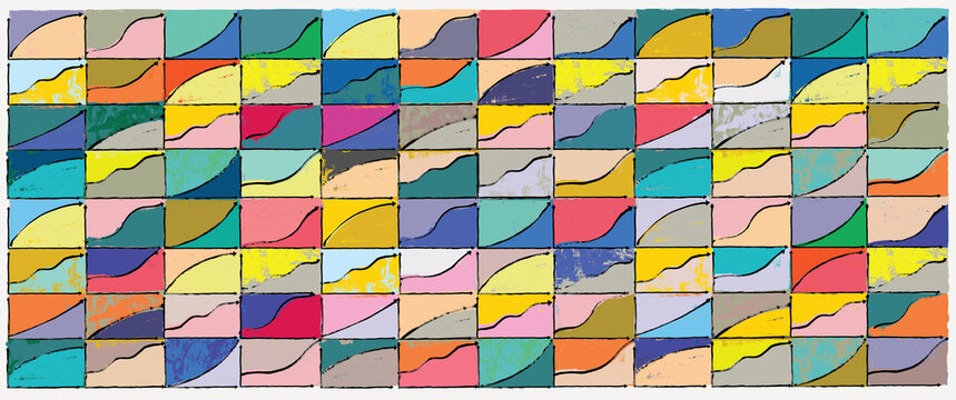 Wide Format Graphs Business Growth Concept Illustration