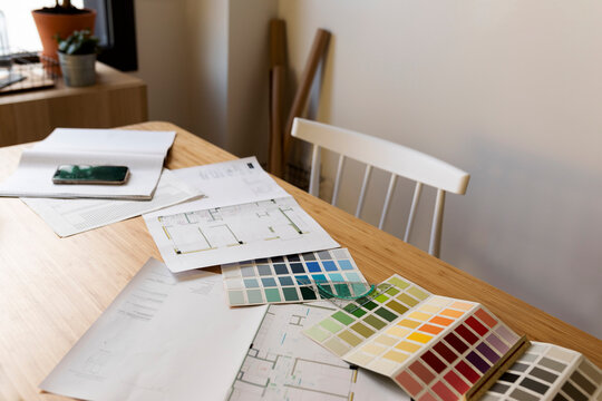 modern architecture desk workplace