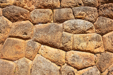 Inca wall architecture, Cusco, Peru.
